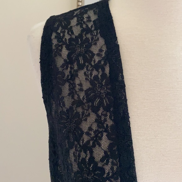 • Lularoe Black Lace Joy • - Picture 2 of 7